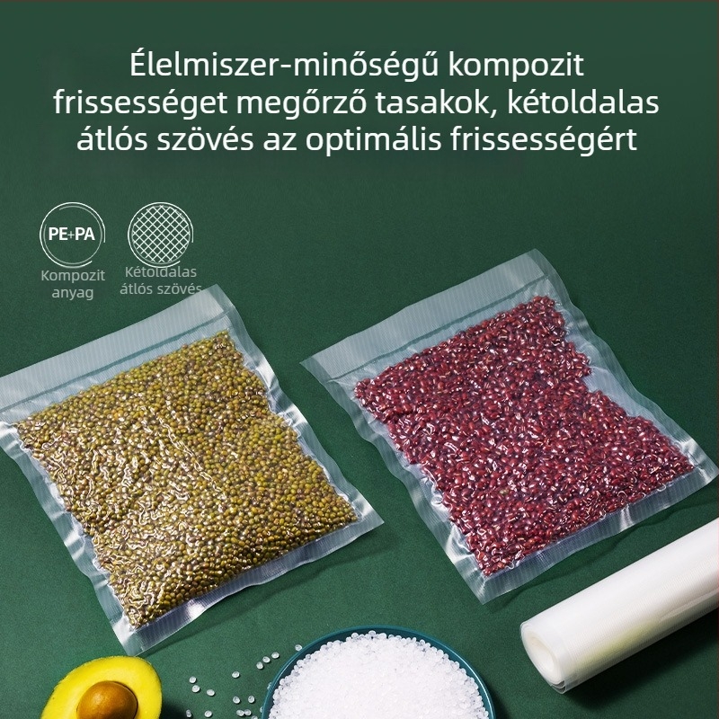 Élelmiszer vákuumcsomagoló gép – otthoni és kereskedelmi használatra, biztonságos a zsákok lezárásához