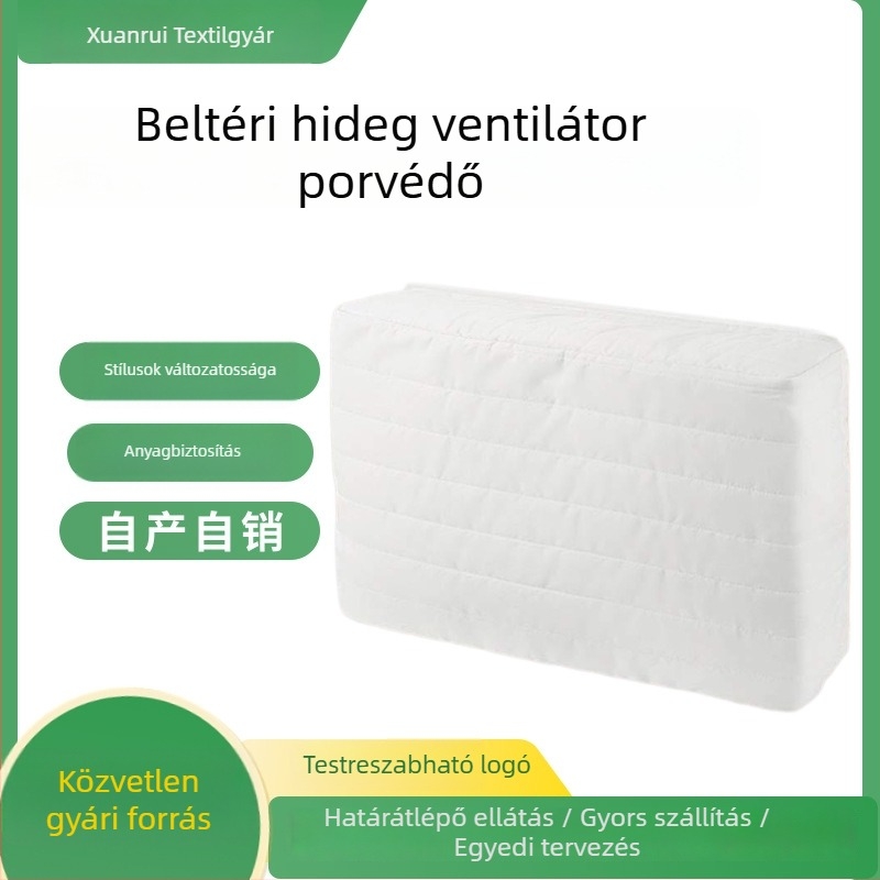 Beltéri klímafedél, AC egységfedő, porvédő, szélálló, modern minimalista stílus, vízálló, poliészter