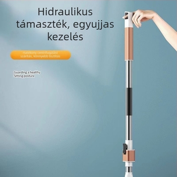 Hidraulikus mopnyél, forgó, univerzális típus, megerősített és megvastított, otthoni használatra, érintés nélküli kinyomás