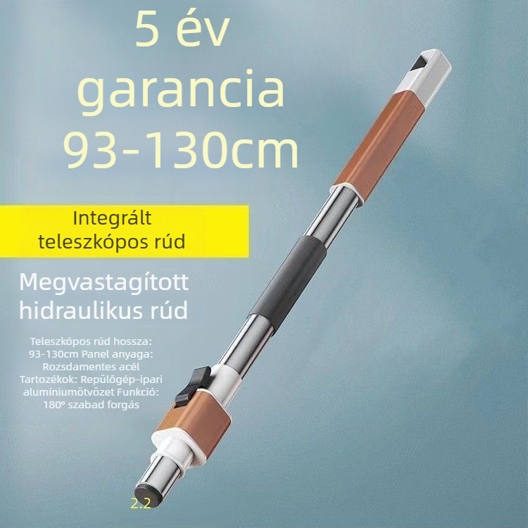 Hidraulikus mopnyél, forgó, univerzális típus, megerősített és megvastított, otthoni használatra, érintés nélküli kinyomás