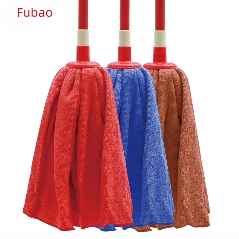 Fubao körfejű felmosó vasból készült nyéllel és vastag nedvszívó mikroszálas kendővel