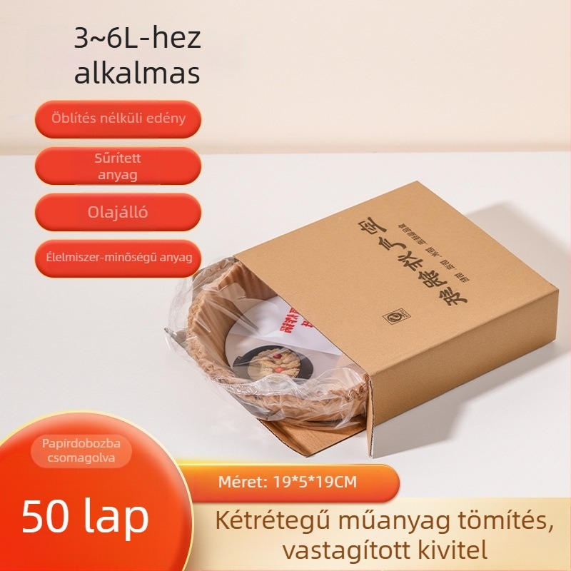 Fritőz-höz való sütőpapír – zsírtaszító, olajfelszívó, sokoldalú konyhai sütőpapír