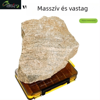 Kétoldalas csali doboz, kétszintes vastag csali tároló, több rekesz, hordozható tengeri horgászathoz