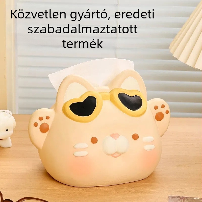 Gigabit kerámia szalvétatartó – modern, minimalist design asztali tartó a nappaliba