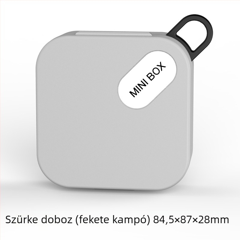 Könnyen hordozható, többfunkciós tároló doboz fedéllel füldugókhoz, ékszerekhez és gyógyszerekhez, porálló, kompakt méretben