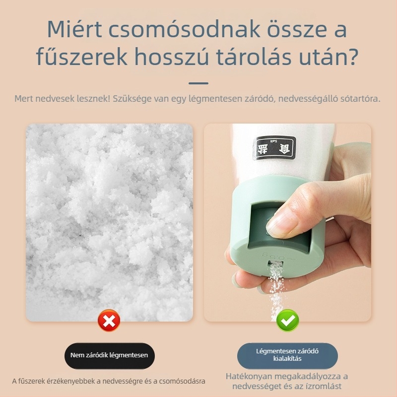 Üveg fűszertartó készlet a konyhához — só- és olajtartó üvegek