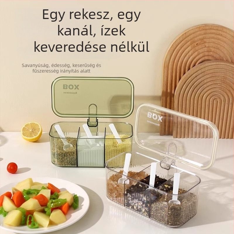 Nagykereskedelmi fűszertartó készlet: mindent egyben a konyhába – só, MSG és bors tárolására