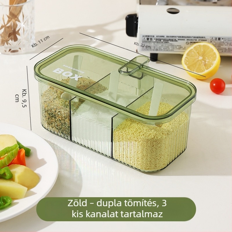 Nagykereskedelmi fűszertartó készlet: mindent egyben a konyhába – só, MSG és bors tárolására