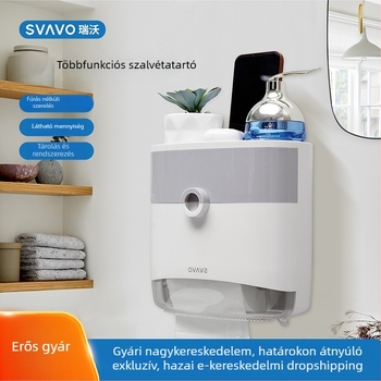 Svavo Os-0700 Papírzsebkendő-tartó a nappaliba, modern, magas színvonalú dizájn, multifunkcionális tároló