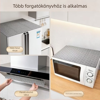 Hűtőszekrény felső részének porvédője, egyszer használatos, nem szőtt anyagból