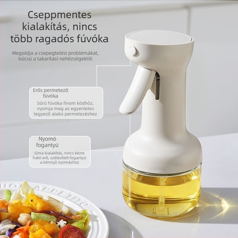 Giraffás üveg olajspray – konyhai spray olajhoz, olívaolajhoz és grillhez