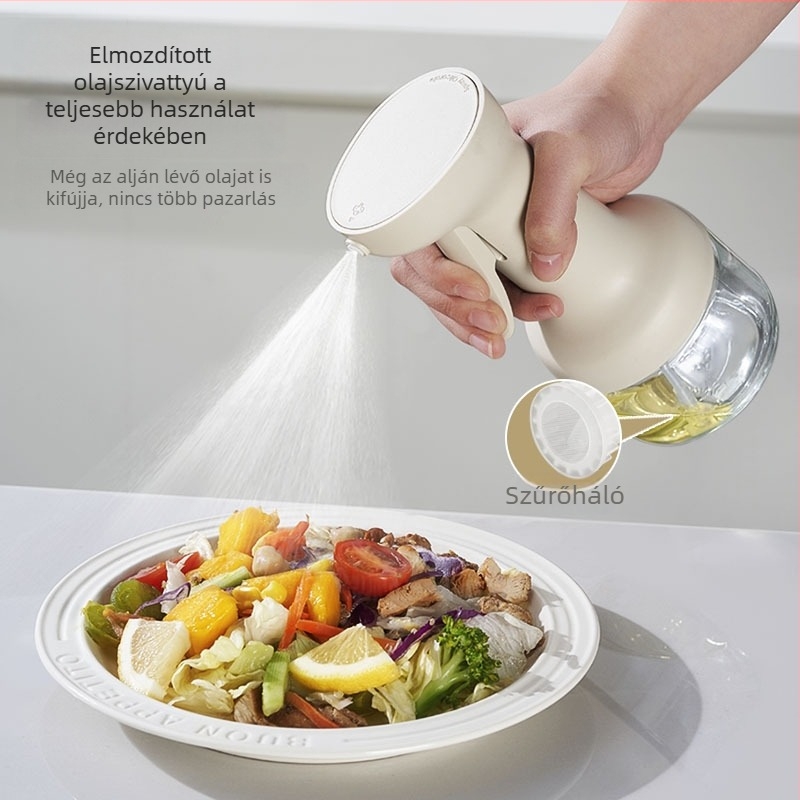Giraffás üveg olajspray – konyhai spray olajhoz, olívaolajhoz és grillhez