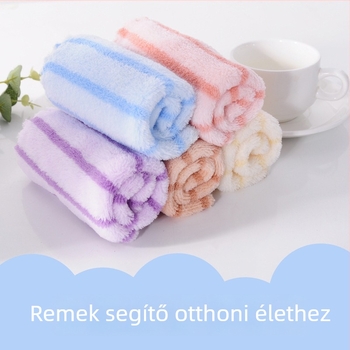 Konyhai abszorbens rongy, szálmentes mikroszálas törlőkendő a tálak letörléséhez, könnyen tisztítható, olajálló, csíkos