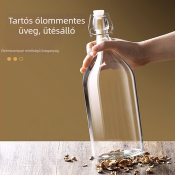 Szezáolaj üveg, zárható üvegpalack, élelmiszer-minőségű, otthoni használatra