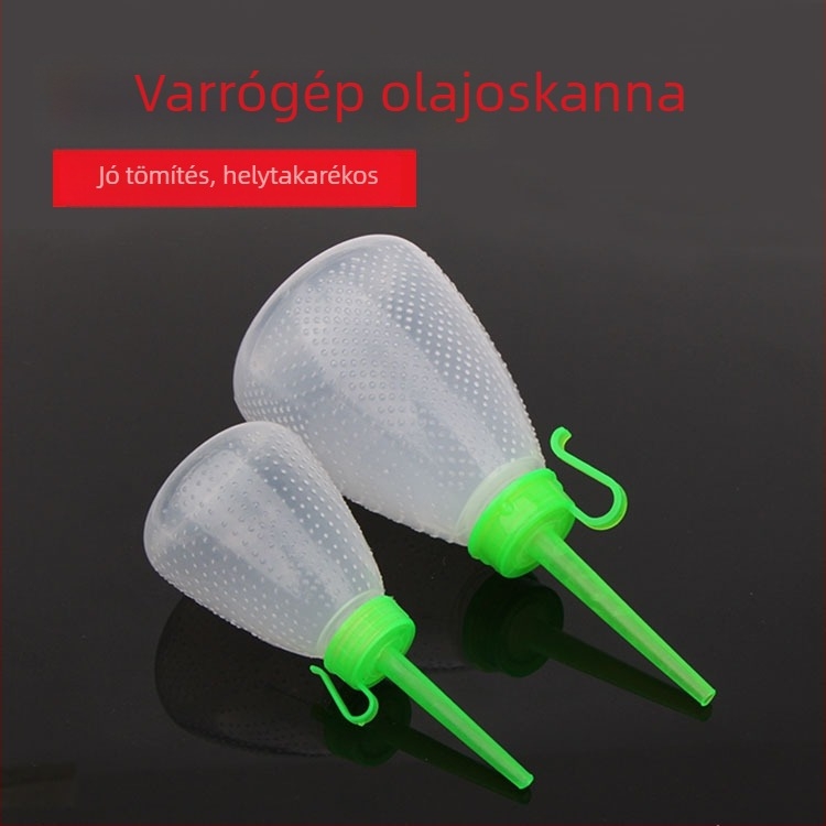 Műanyag olajtartály varrógéphez, nagy kapacitású üres tartály vastított kivitel