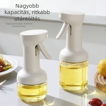 Hosszú üvegű olajspray-palack olívaolajhoz – konyhai és grill használatra