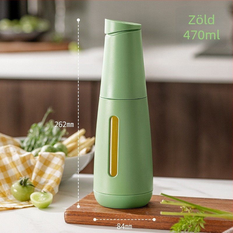 Konyhai üveg olajtartó automata nyitás-zárás és fényvédő kialakítással, élelmiszer-minőségű