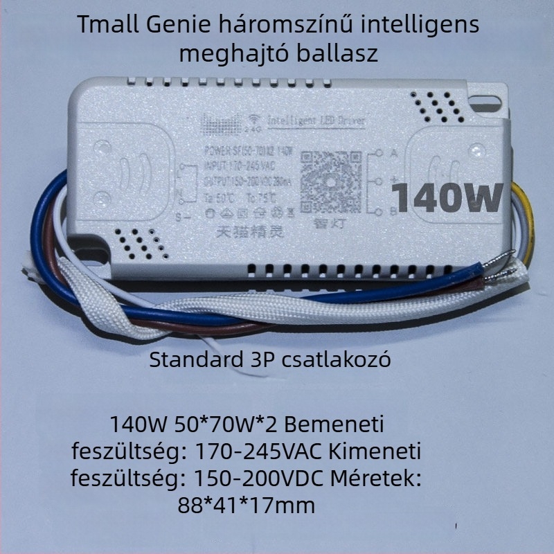 LED állandó áramú intelligens meghajtó mennyezeti lámpákhoz, lépés nélküli dimmelés
