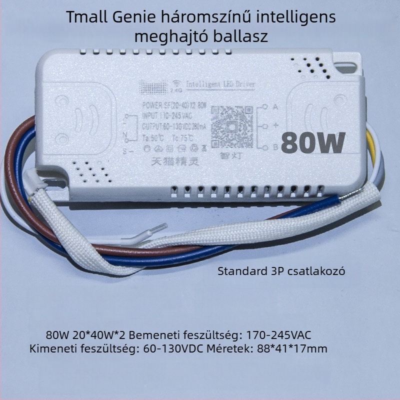 LED állandó áramú intelligens meghajtó mennyezeti lámpákhoz, lépés nélküli dimmelés