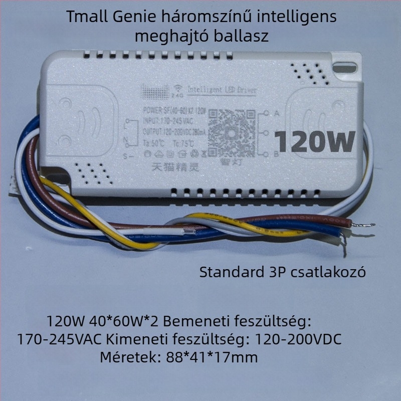 LED állandó áramú intelligens meghajtó mennyezeti lámpákhoz, lépés nélküli dimmelés