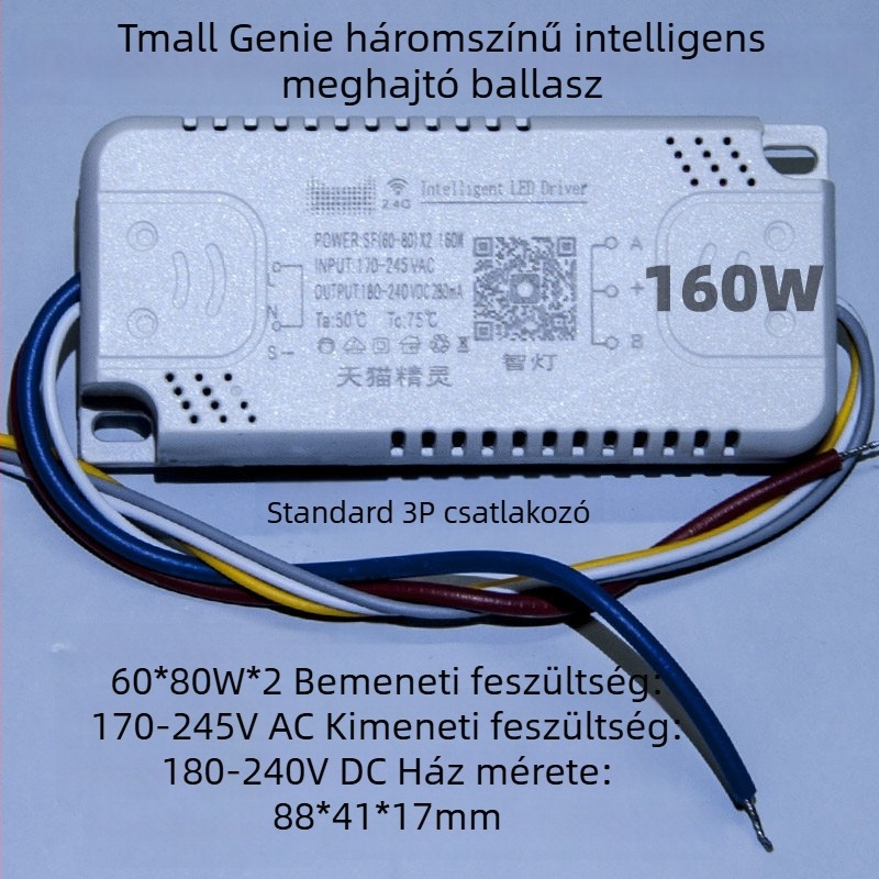LED állandó áramú intelligens meghajtó mennyezeti lámpákhoz, lépés nélküli dimmelés