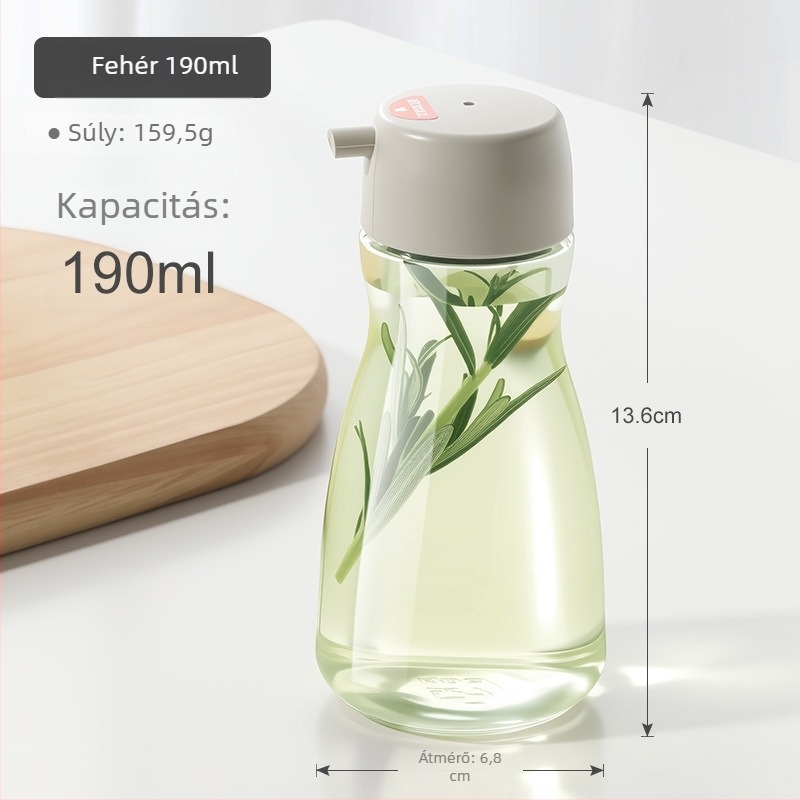 Japán stílusú üveg szójaszósz és ecet számára, mini adagoló üveg folyékony fűszerezéshez