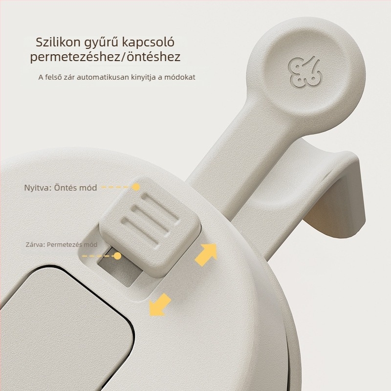 Üveg olajspray-palack integrált automata nyitás-zárás fedéllel, fordított kialakítás, csepegésmentes, kültéri grillezéshez