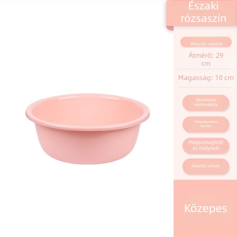 Műanyag mosóedény, háztartási felhasználásra, nagy és kicsi méretek, mosáshoz, lábáztatáshoz és zöldségek mosásához.