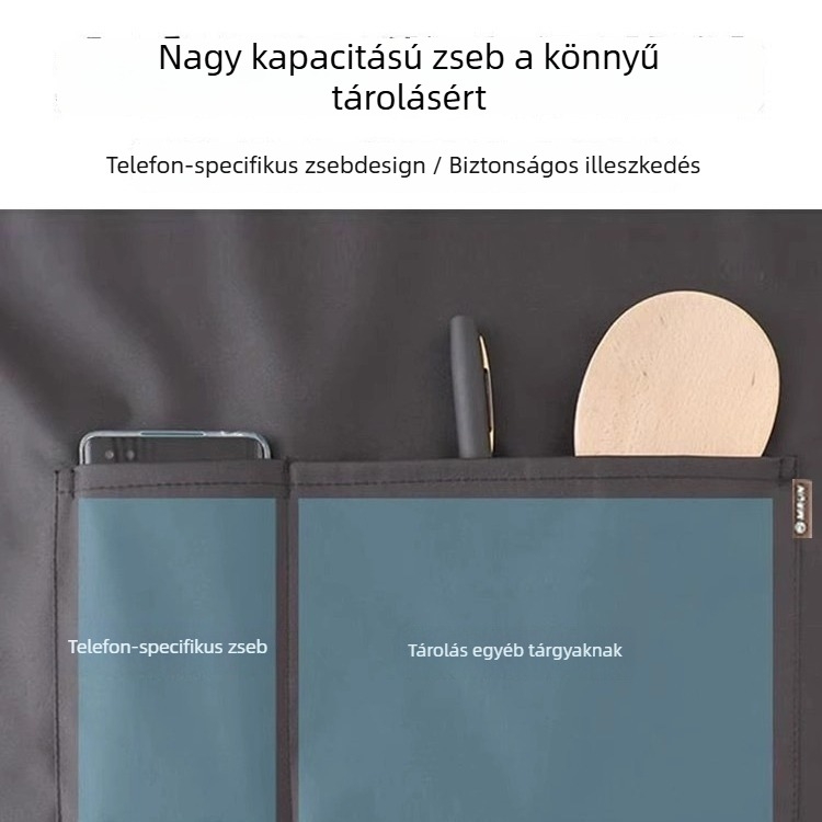 Vízálló és olajálló kötény otthoni és konyhai használatra, ujj nélküli, PVC anyag, egyméretű, rajzfilm mintás szivárvány felhőkkel