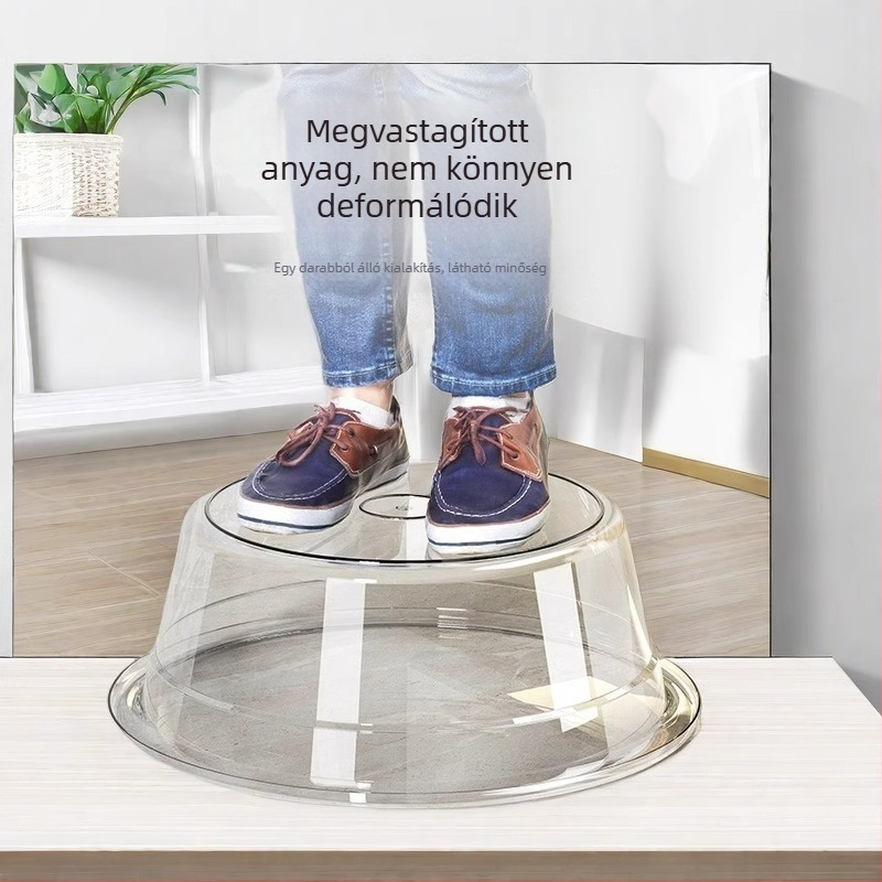 Vastagított átlátszó műanyag mosóedény egyetemi kollégiumhoz, sokoldalú háztartási mosóedény babák, zöldségek és ruhák mosásához