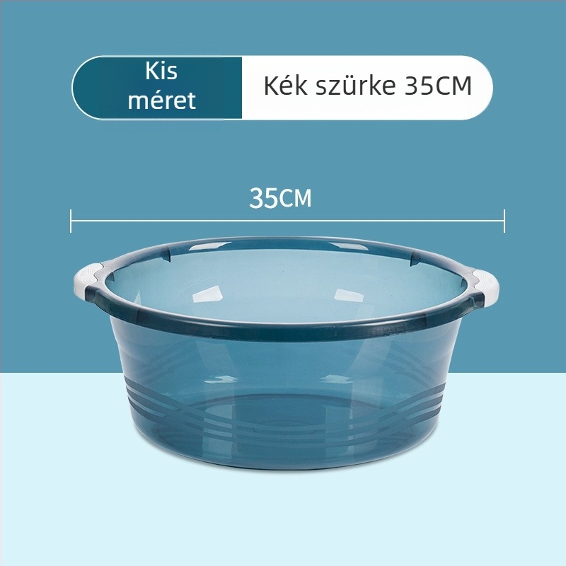 Camellia vastagított műanyag mosómedence, nagy kapacitású, kollégiumi használatra
