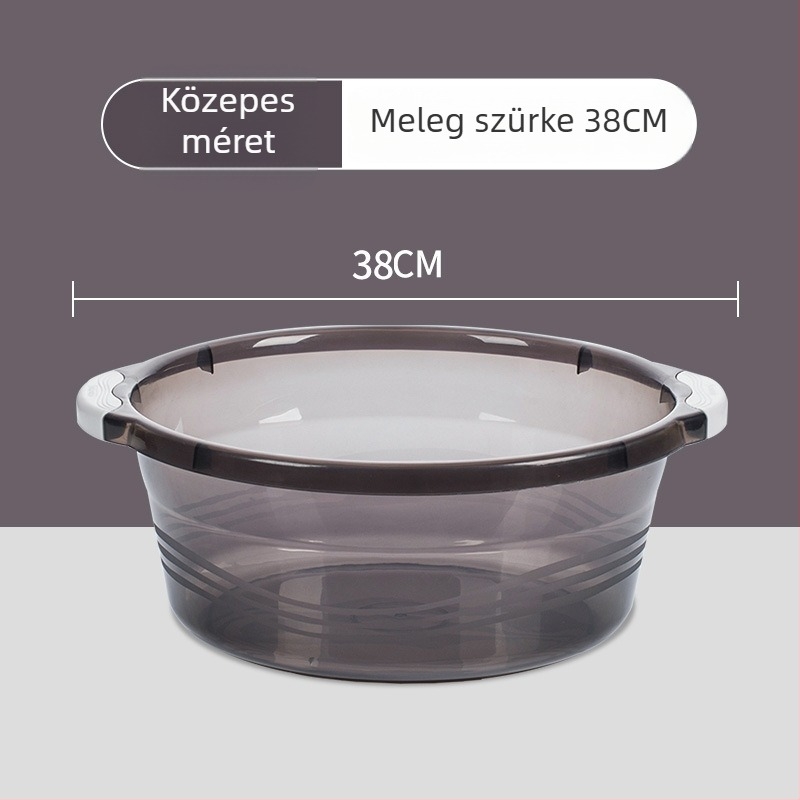 Camellia vastagított műanyag mosómedence, nagy kapacitású, kollégiumi használatra