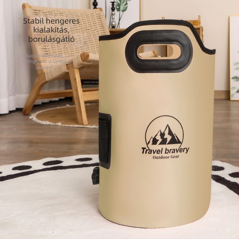 Spa lábfürdő-kád, összecsukható, utazáshoz és irodába, állandó hőmérsékletű fűtéssel