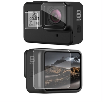 GoPro Hero8 Black kiegészítőket tartalmazó készlet: víz alatti ház, szűrők, tárolótáska, edzett üveg kijelzővédő