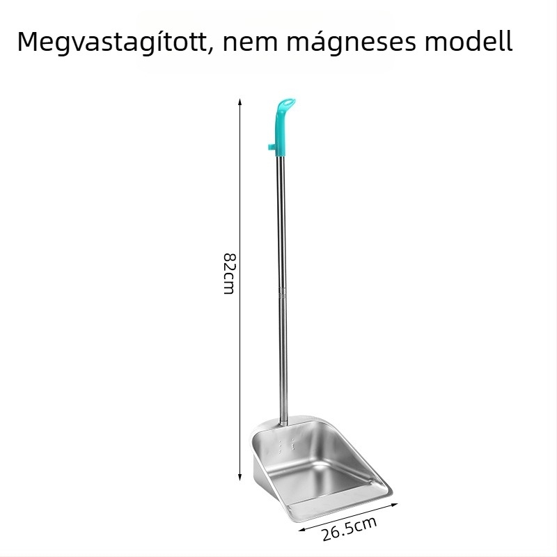 Rozsdamentes acél seprű-lapát készlet, erős, két részes