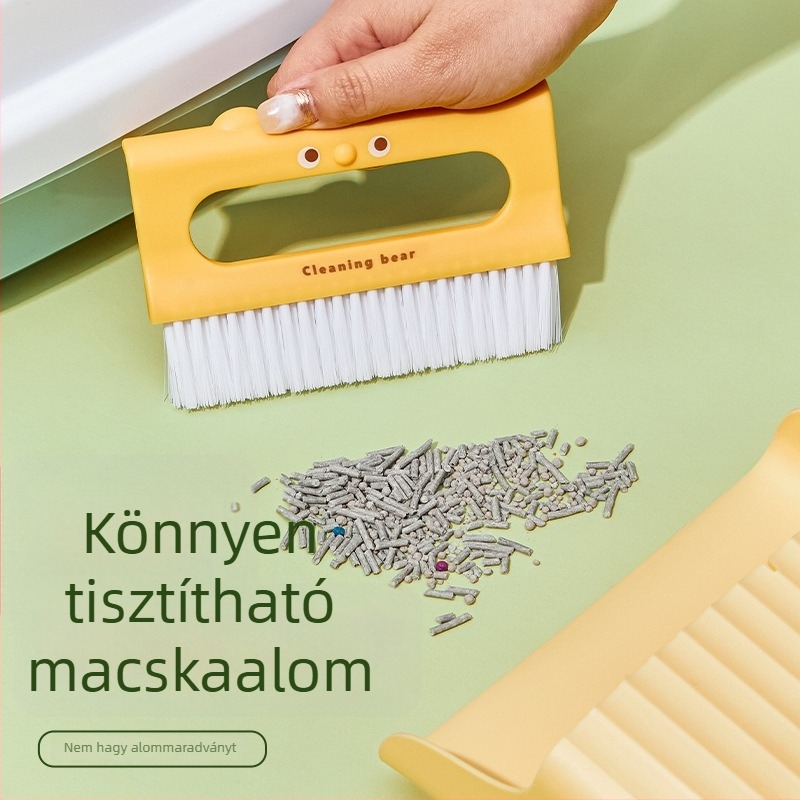 Mini asztali tisztító készlet: seprű és porlapát a billentyűzet tisztításához