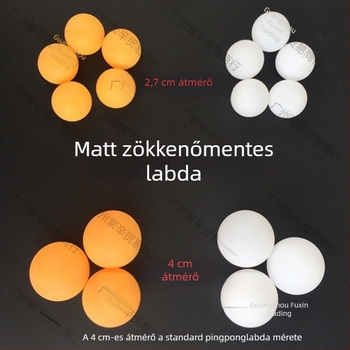 2,7 cm átmérőjű mini asztalitenisz labda – varrás nélküli, nyomtatás nélküli, PP anyagú, sorsolási labda