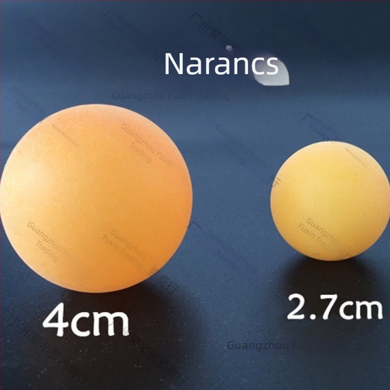 2,7 cm átmérőjű mini asztalitenisz labda – varrás nélküli, nyomtatás nélküli, PP anyagú, sorsolási labda