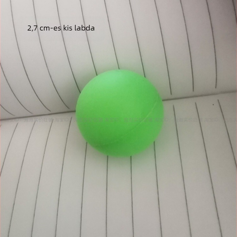 2,7 cm átmérőjű mini asztalitenisz labda – varrás nélküli, nyomtatás nélküli, PP anyagú, sorsolási labda