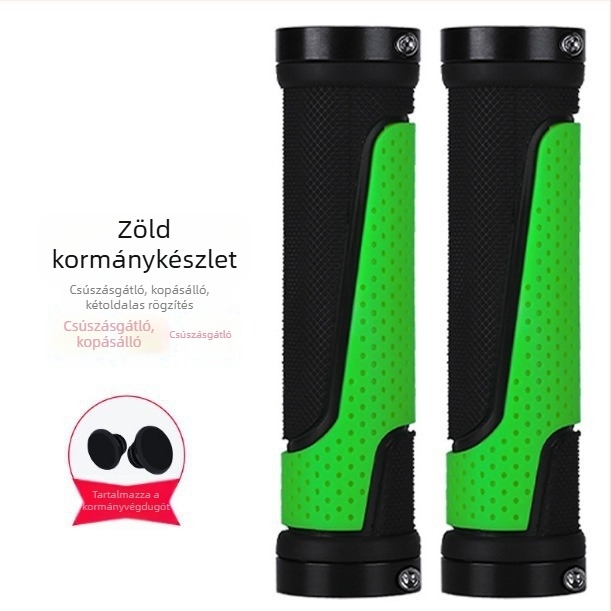 Gumírozott kormánymarkolatok MTB-hez, kétoldali zárható, két színű