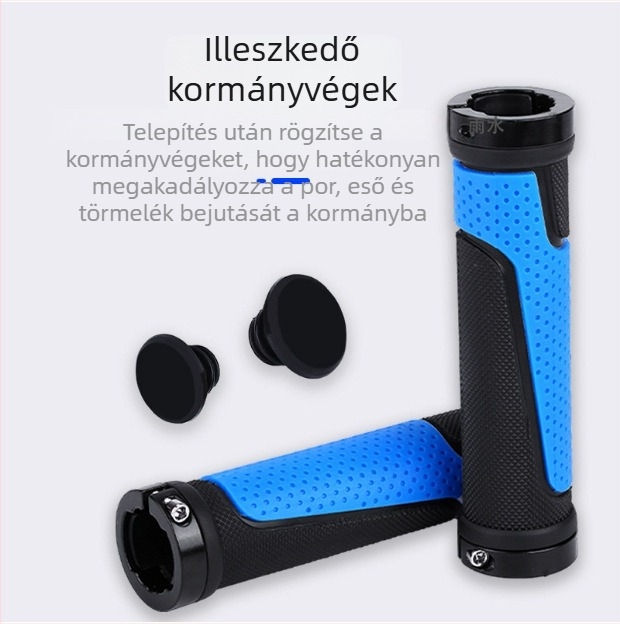 Gumírozott kormánymarkolatok MTB-hez, kétoldali zárható, két színű