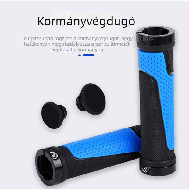 Gumírozott kormánymarkolatok MTB-hez, kétoldali zárható, két színű