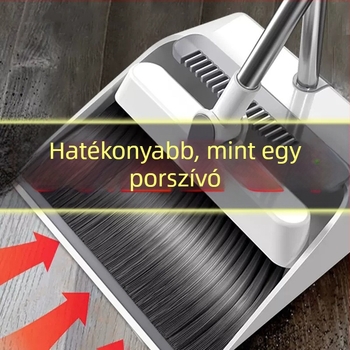 Söpő és porlapát készlet, összecsukható, otthoni tisztítás a nappaliban