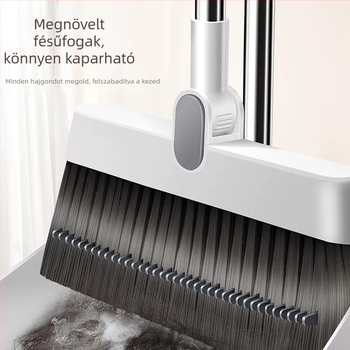 Söpő és porlapát készlet, összecsukható, otthoni tisztítás a nappaliban