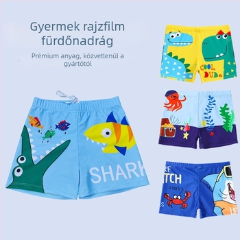 Gyerekeknek készült úszónadrág fiúknak, nyár, boxer stílus, gyorsan száradó