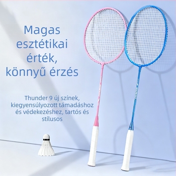 Platina tollaslabda ütő haladó kezdőknek, nagy rugalmasság és tartósság, szénszálas kivitel, készlet férfiak és nők részére – egyes és páros, professzionális ultrakönnyű ütő