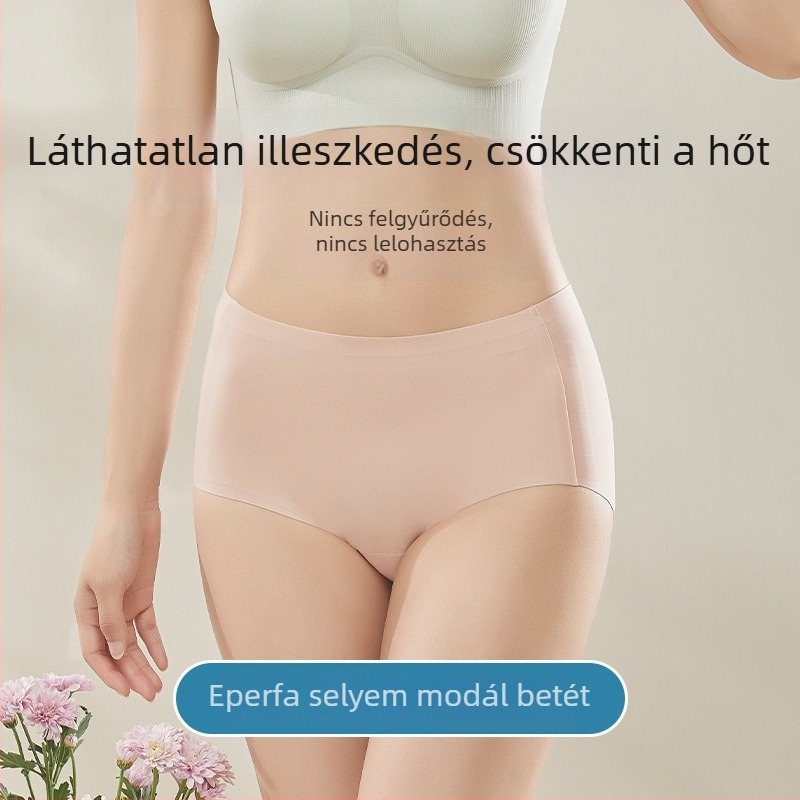 Női magas derekú csípőemelő fehérnemű, varrás nélküli, lélegző, egy darabból álló, háromszög alakú alsónemű.