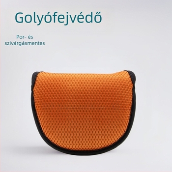 Félkör alakú putter védőtok golfütőhöz, nylon hálós anyag, kopásálló védelem