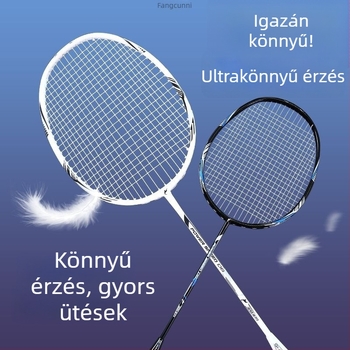 Kiegyensúlyozott 4U könnyű karbonszálas tollaslabda ütő, férfiak és nők számára edzéshez és versenyhez