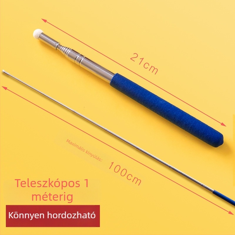 Kinyúló tanári mutató a táblához, osztálytermi pálca, kompatibil fehér táblához és érintőképernyőhöz